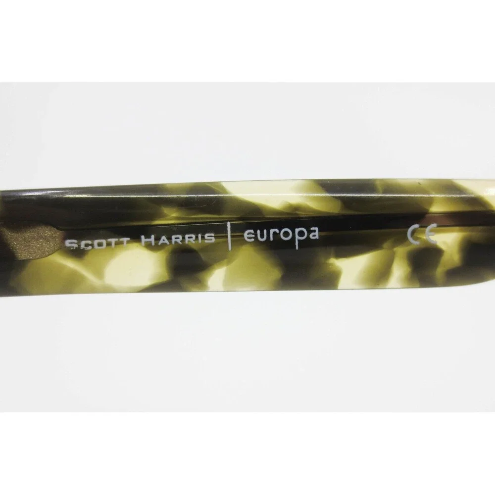 Scott Harris Europa SH-394 C2 Tortoise Grey Eyeglasses Frames 52-18-145 Eyewear